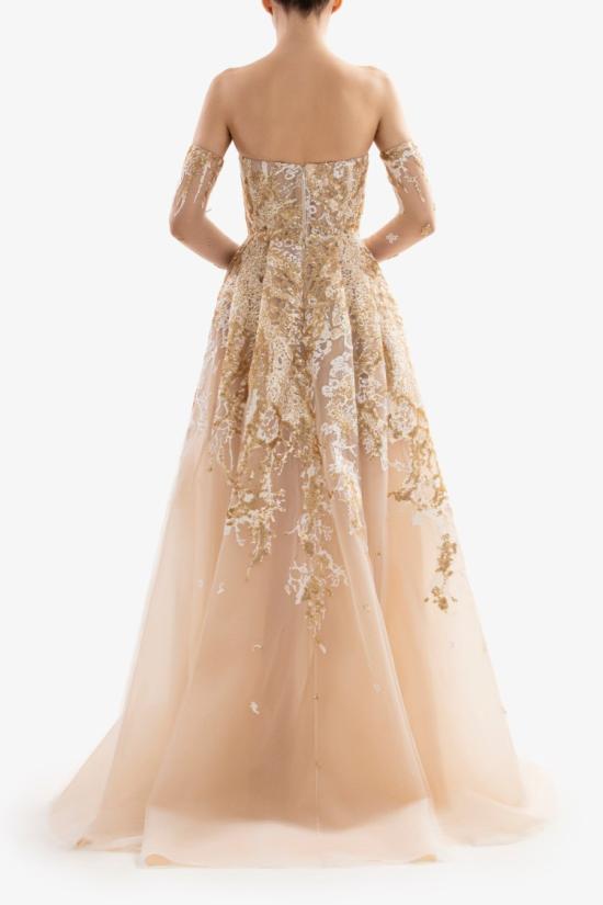  사이드 코베이시 롱 원피스 자수 드레스 - SAIID KOBEISY