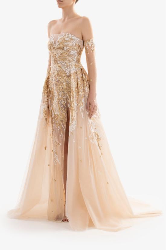  사이드 코베이시 롱 원피스 자수 드레스 - SAIID KOBEISY