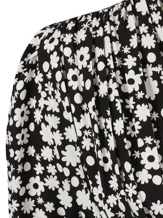 25SS 마르니 미디 원피스 ABMA1398A0UTVA45PFN99 Black - MARNI