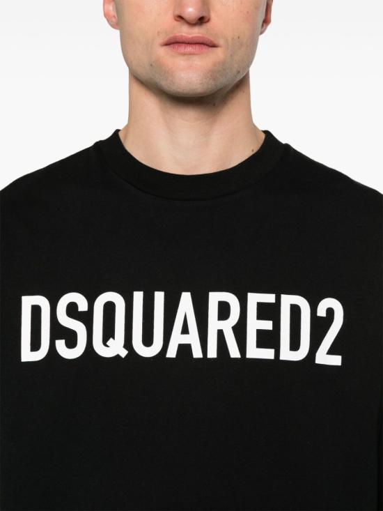 24FW 디스퀘어드2 반팔 티셔츠 S74GD1197 D20004900 Black - DSQUARED2
