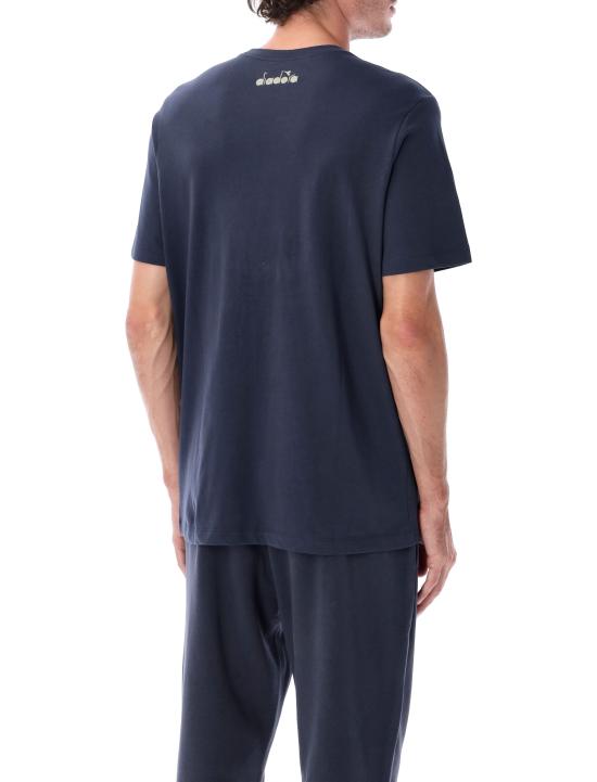 25FW 디아도라 헤리티지 반팔 티셔츠 502 182242 60065 BLUE DENIM - DIADORA HERITAGE