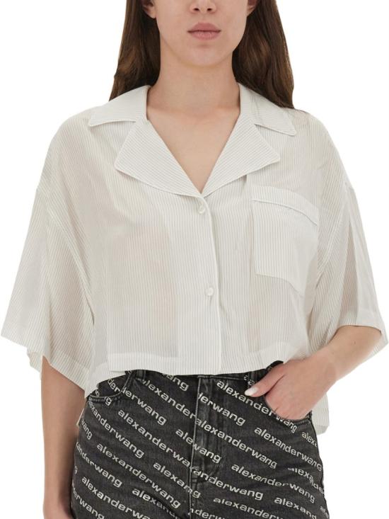 25FW 티바이알렉산더왕 탑 4WC3251099 971 White - T BY ALEXANDER WANG