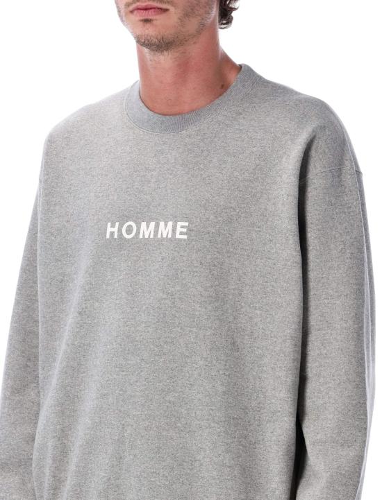 25FW 꼼데가르송 옴므 플러스 코튼 로고 크루넥 맨투맨 HP T104 051 2 - COMME DES GARCONS