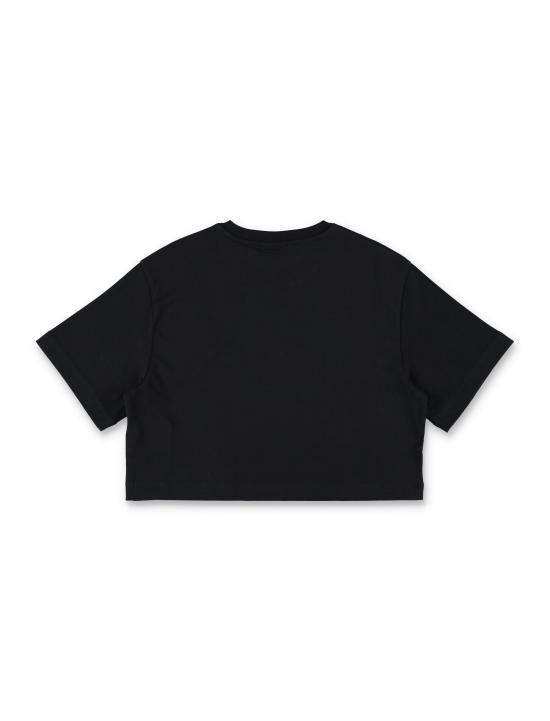 25FW [키즈] 오프화이트 티셔츠 OGAA019F25JER001 1025 Nero - OFF WHITE