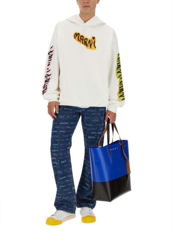  마르니 후드 티셔츠 FUMU0067PD USCV51GLW02 White - MARNI