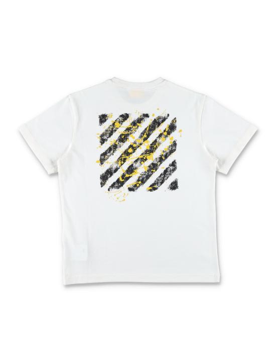 25FW [키즈] 오프화이트 티셔츠 OBAA002F25JER00A 0118 Bianco - OFF WHITE