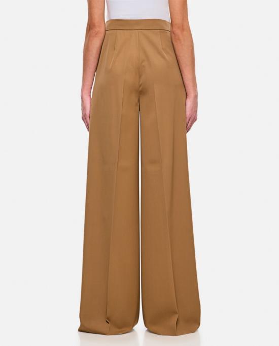 25SS 막스마라 NINFA 닌파 울 개버딘 트라우저 2511131011600003 Brown - MAX MARA