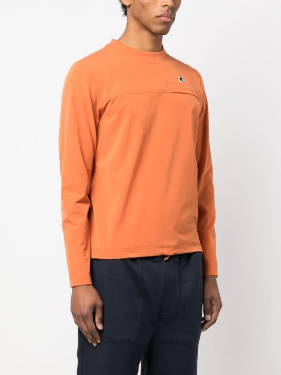  까웨 긴팔 티셔츠 K81248W IMPERTYWD7 Orange - K-WAY