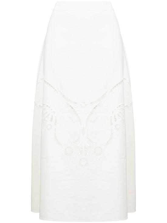  끌로에 미디 스커트 CHC23SJU04 037107 White