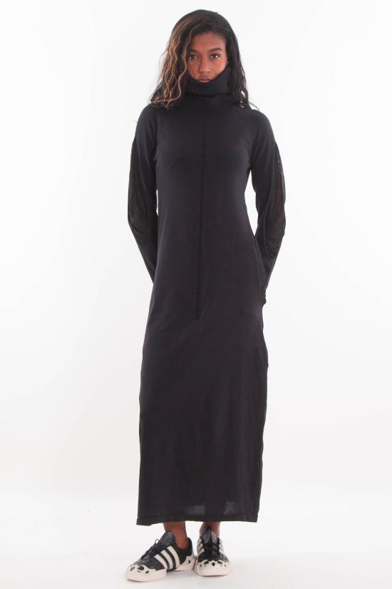 25FW 와이쓰리 롱 원피스 JX2300 BLACK Black - Y-3