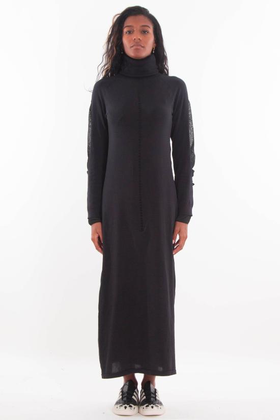 25FW 와이쓰리 롱 원피스 JX2300 BLACK Black