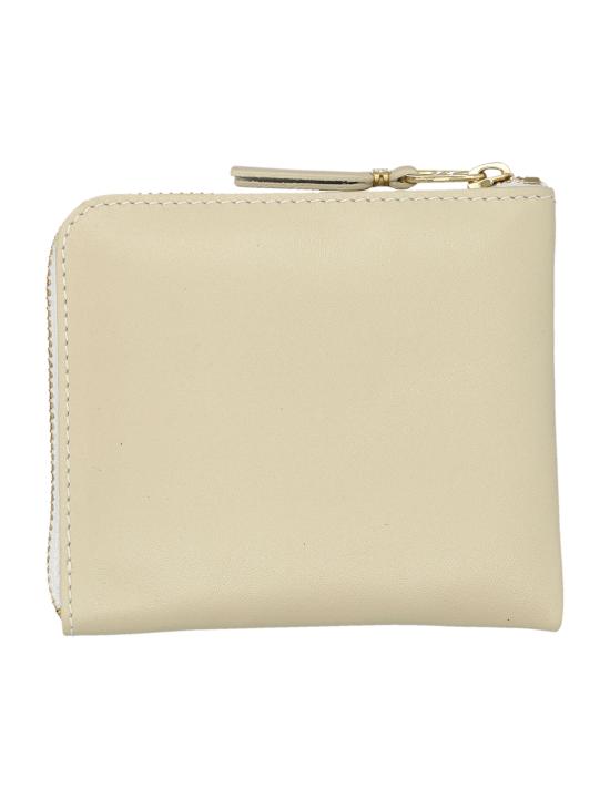 25FW 꼼데가르송 지퍼 가죽 스몰 SA3100 Beige - COMME DES GARCONS