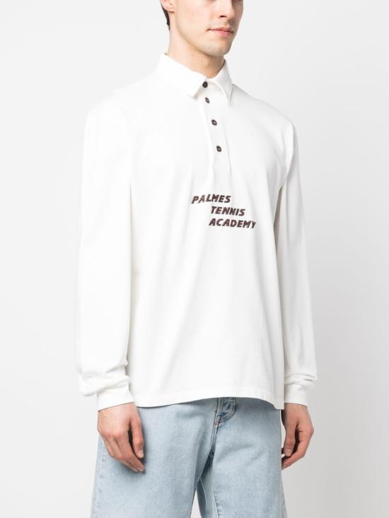  팜즈 폴로 티셔츠 ACADEMY OFFWHITE White - PALMES