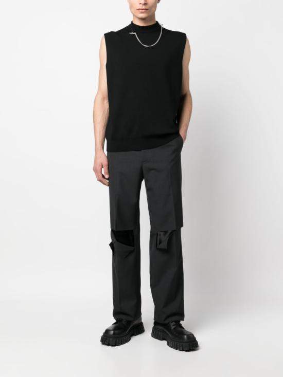  지방시 스트레이트 팬츠 BM516F13MP 067 Grey - GIVENCHY