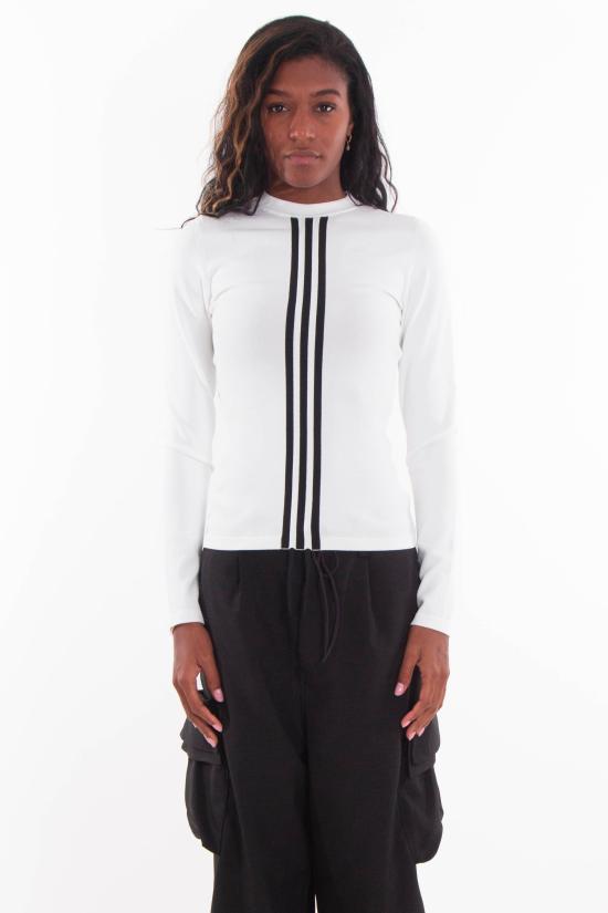 25FW 와이쓰리 긴팔 티셔츠 KD4760 CWHITE White