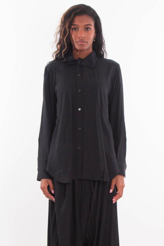 25FW 와이쓰리 블라우스 JX4752 BLACK Black