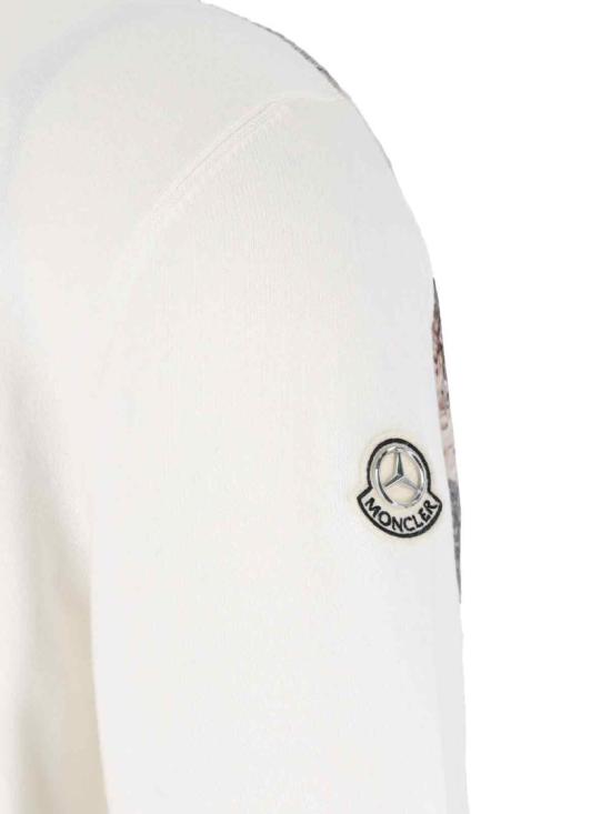  몽클레어 긴팔 티셔츠 401 9C000 04 M1113034 White - MONCLER