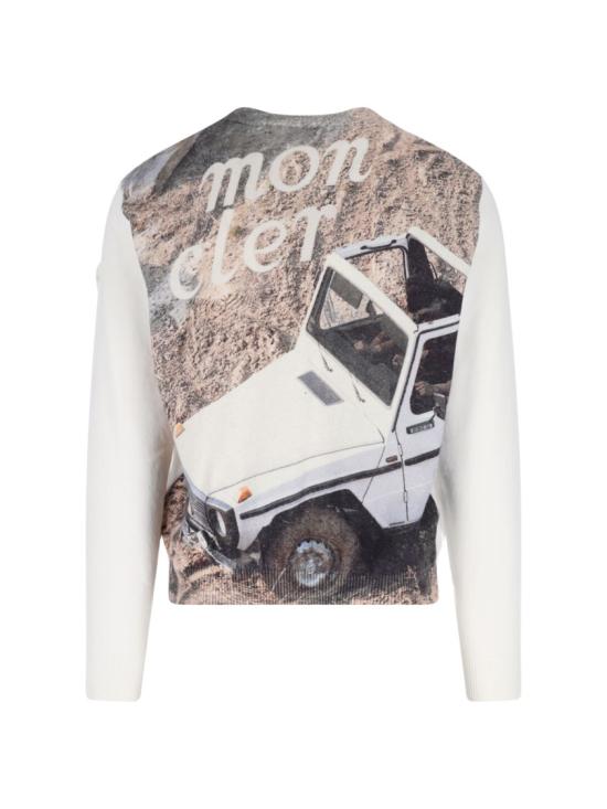  몽클레어 긴팔 티셔츠 401 9C000 04 M1113034 White - MONCLER