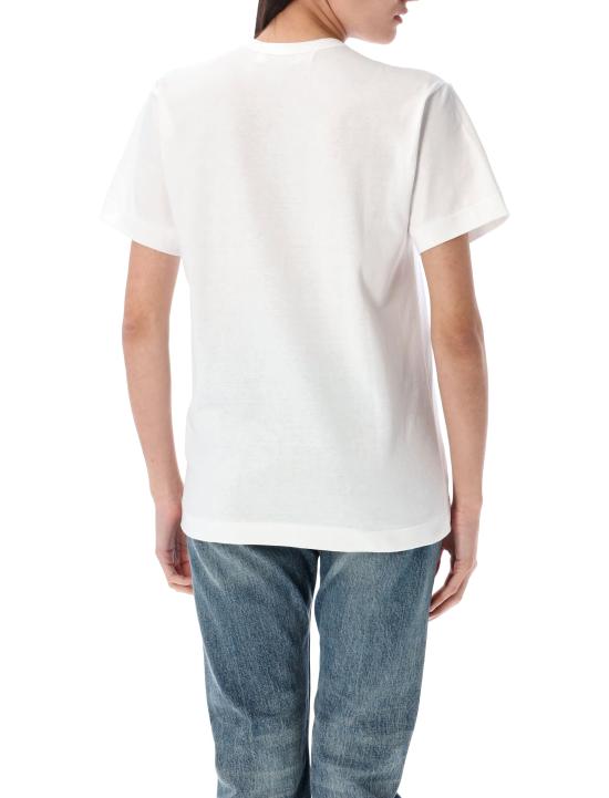 26SS 꼼데가르송 반팔 티셔츠 AX T801 051 2 Bianco - COMME DES GARCONS