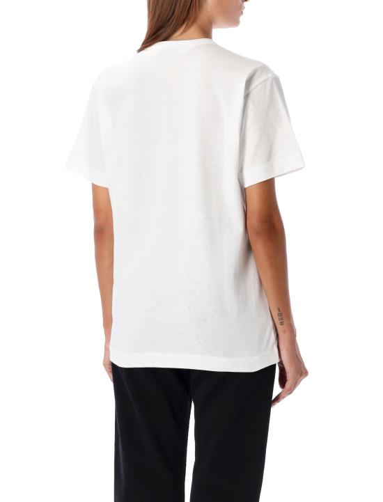 26SS 꼼데가르송 반팔 티셔츠 AX T337 051 Bianco - COMME DES GARCONS