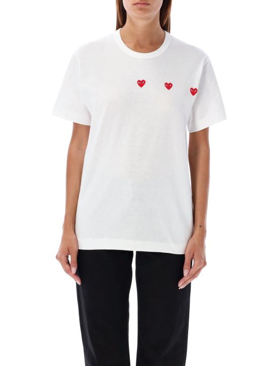 26SS 꼼데가르송 반팔 티셔츠 AX T337 051 Bianco - COMME DES GARCONS