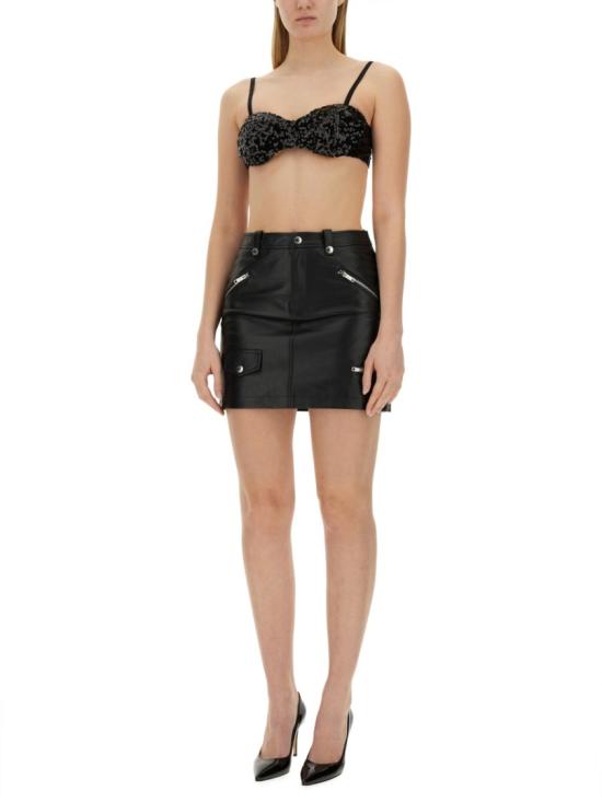  모스키노 민소매 티셔츠 14043769 0555 Black - MOSCHINO