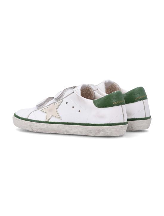 25FW [키즈] 골든구스 스니커즈 F00111F007425 12268 WHITE CREAM GREEN - GOLDEN GOOSE