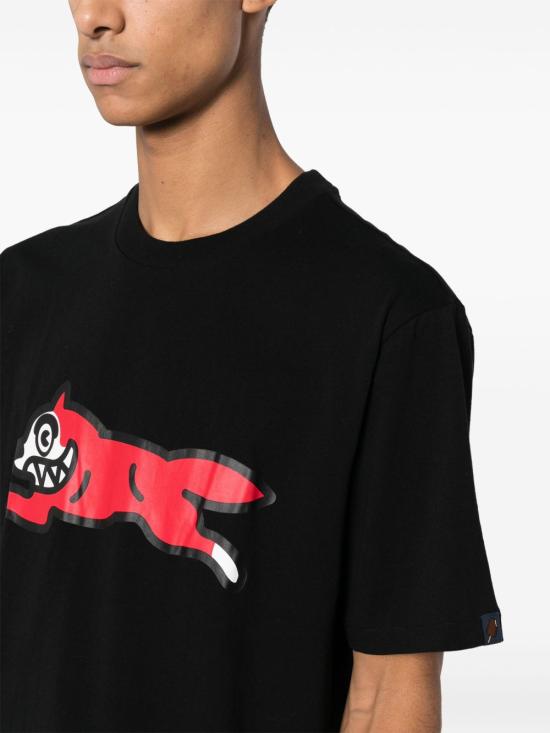 25FW 아이스크림 반팔 티셔츠 IC23449 BLACK Black - ICECREAM