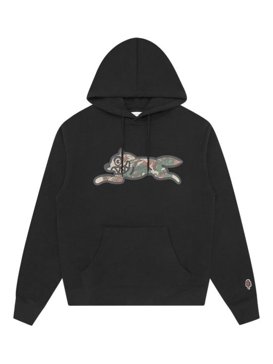 25FW 아이스크림 후드 티셔츠 IC25381 BLACK Black