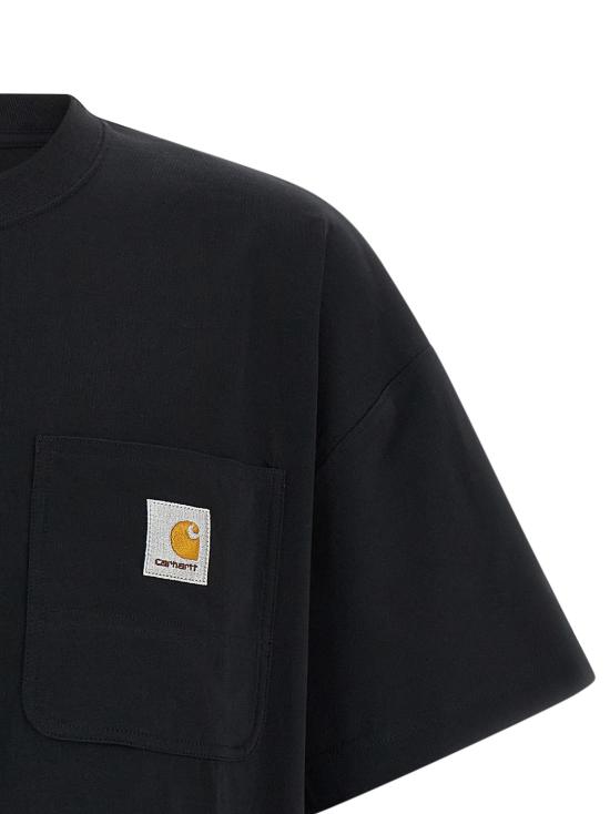 25FW 칼하트 WIP 반팔 티셔츠 I035523 89 XX Black - CARHARTT WIP