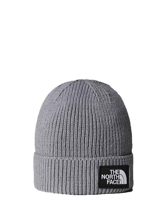 25FW 노스페이스 TNF 로고 박스 커프드 비니  NF0A8CHE DYY1 Grey