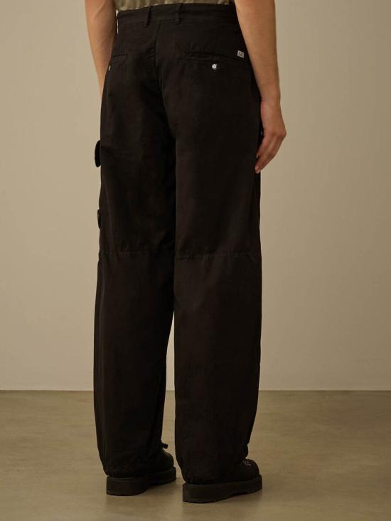 25FW 씨피 컴퍼니 스트레이트 팬츠 19CMPA065A 110324G 999 Black - C.P. COMPANY