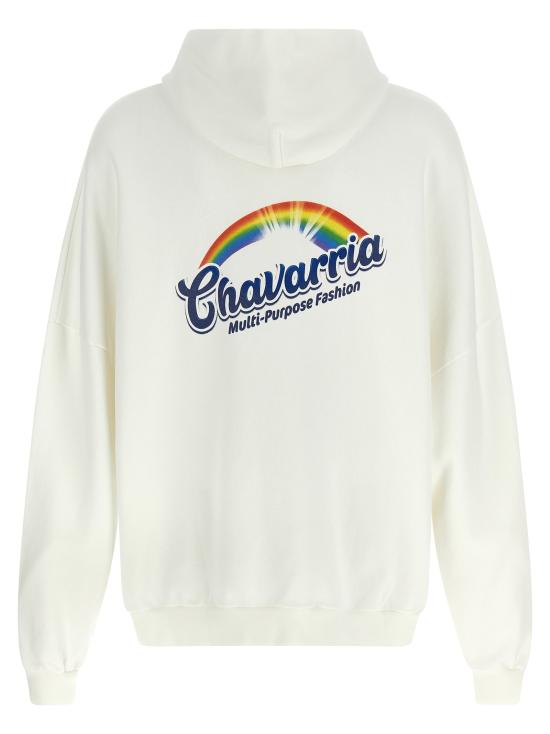 25FW 윌리 차바리아 긴팔 티셔츠 클린앤프레시 윌리 훌리건 스웨트셔츠 화이트 - WILLY CHAVARRIA