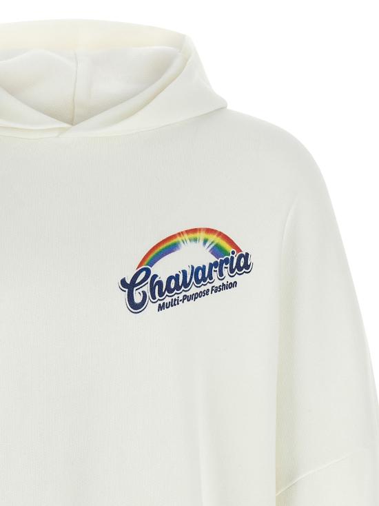 25FW 윌리 차바리아 긴팔 티셔츠 클린앤프레시 윌리 훌리건 스웨트셔츠 화이트 - WILLY CHAVARRIA