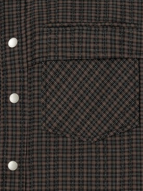 25FW CARRER 긴팔 셔츠 BECK SNAP SHIRT BROWN Brown - CARRER