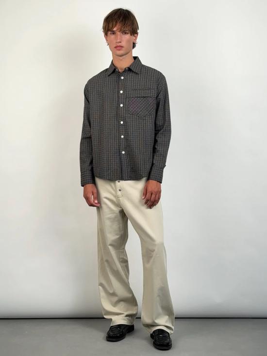 25FW CARRER 긴팔 셔츠 BECK SNAP SHIRT BROWN Brown - CARRER
