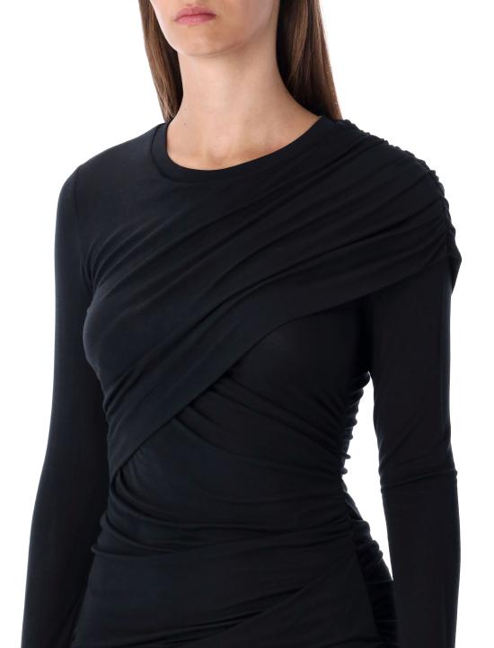 25FW 이자벨마랑에뚜왈 미디 원피스 RO0842FAC3K01E 01BK Nero - ISABEL MARANT ETOILE