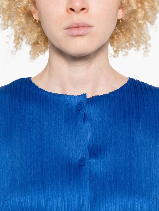 25FW 플리츠플리즈 스웨터 PP58JO124 72 Blue - PLEATS PLEASE