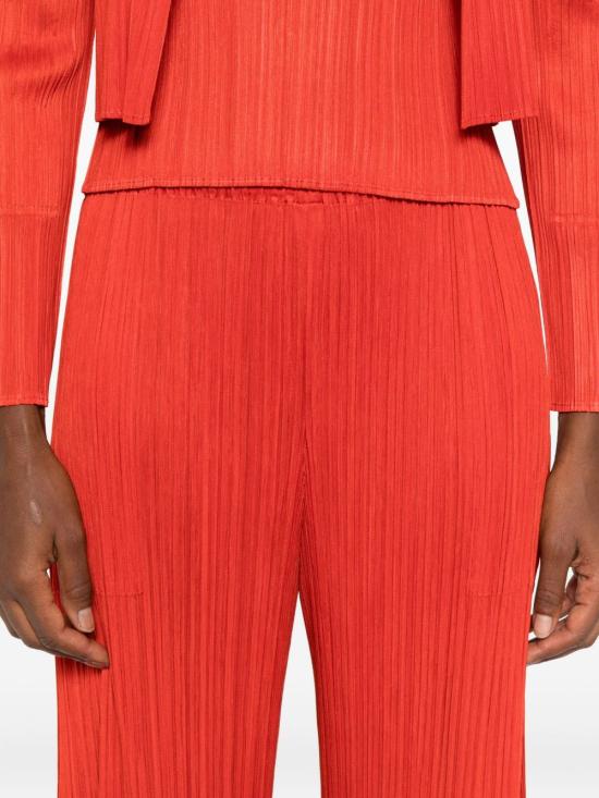 25FW 플리츠플리즈 스트레이트 팬츠 PP58JF114 25 Red - PLEATS PLEASE