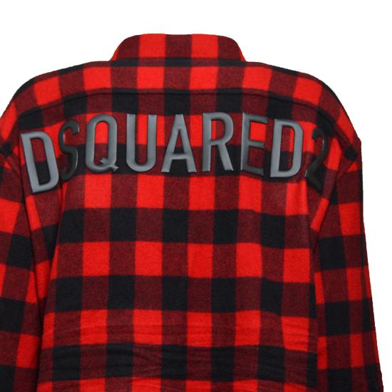 25FW 디스퀘어드2 긴팔 셔츠 S71DM0655S78301 001F Rosso nero - DSQUARED2