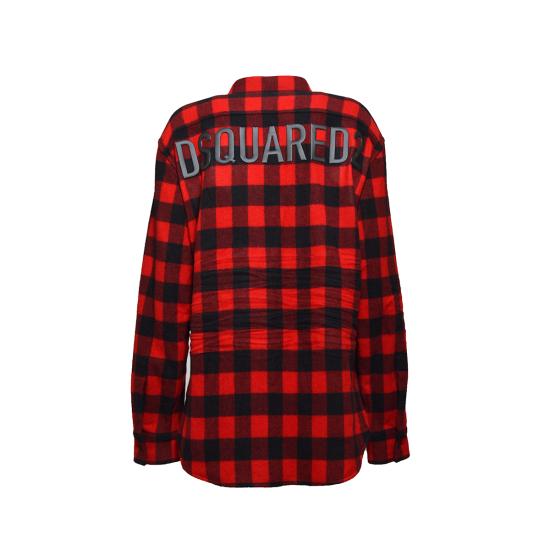 25FW 디스퀘어드2 긴팔 셔츠 S71DM0655S78301 001F Rosso nero - DSQUARED2