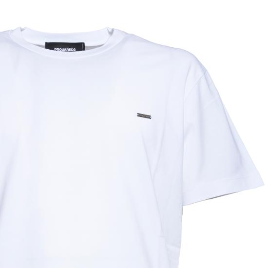 25FW 디스퀘어드2 반팔 티셔츠 S74GD1253S24662 100 White - DSQUARED2