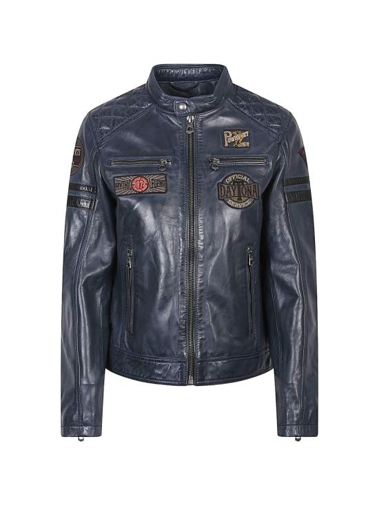 25SS DAYTONA 73 가죽 자켓 103547 SHORTBLUE Blue - OTHER BRANDS