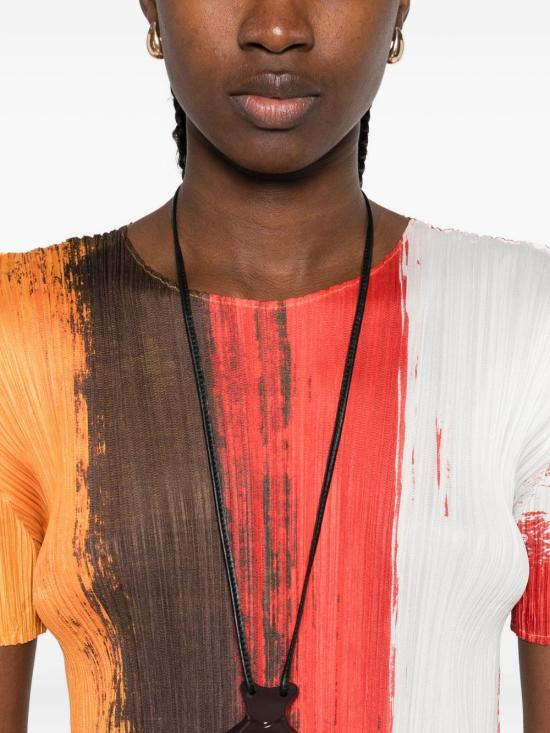 25FW 플리츠플리즈 롱 원피스 PP58JH676 24 Red - PLEATS PLEASE