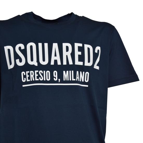 25FW 디스퀘어드2 반팔 티셔츠 S71GD1058S23009 478 Blue - DSQUARED2