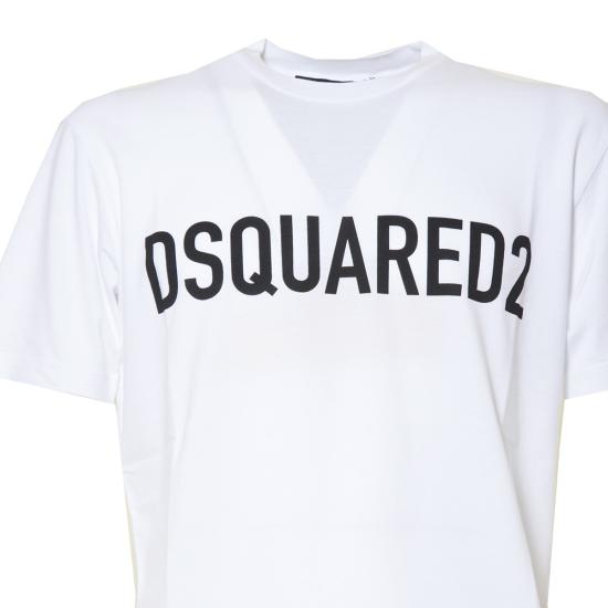 25FW 디스퀘어드2 반팔 티셔츠 S74GD1126S24321 100 White - DSQUARED2