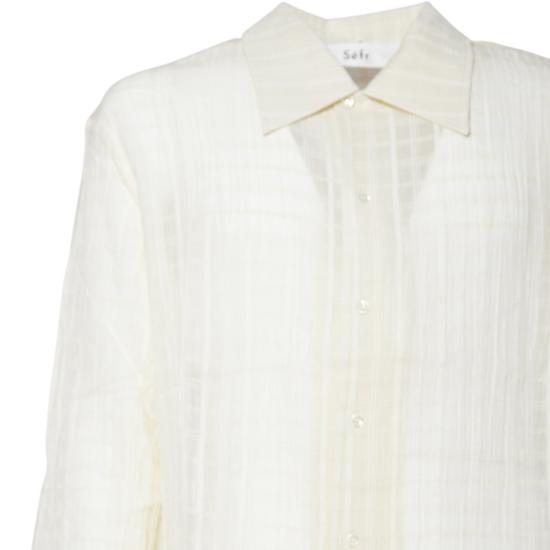 25FW 세퍼 셔츠 MSS25IGNACIOCLO CLOUDWHITECHECK Beige - SEFR