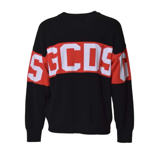 25FW 지씨디에스 스웨터 A2OM1514KE2 99 Black - GCDS