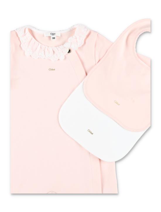 25FW [키즈] 끌로에 캐주얼 세트 C20773 45Q PINK POWDER - CHLOE