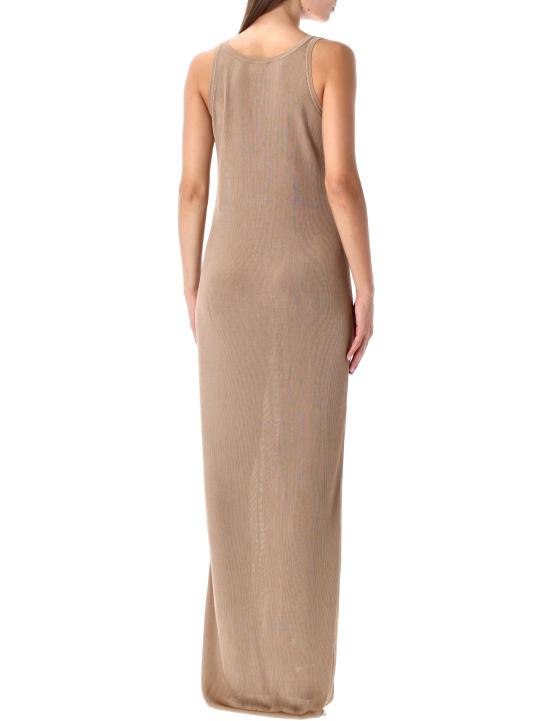 25FW 생로랑 미디 원피스 842028Y77EE 5735 NUDE - SAINT LAURENT